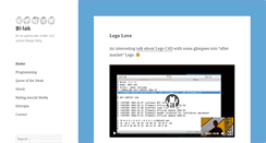 Desktop Screenshot of blog.bilak.info